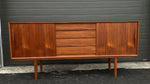 REFINISHED Danish MCM Teak Sideboard Credenza, Perfect 2