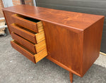 REFINISHED Mid Century Modern Teak Sideboard Credenza 72