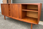 REFINISHED Mid Century Modern Teak Sideboard Credenza 72