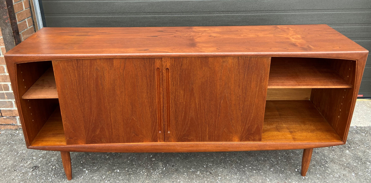 REFINISHED Mid Century Modern Teak Sideboard Credenza 72