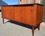 REFINISHED Mid Century Modern Teak Sideboard Buffet Credenza 67