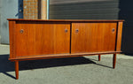 REFINISHED Mid Century Modern Teak Sideboard Buffet Credenza 67