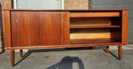 REFINISHED Mid Century Modern Teak Sideboard Credenza 66