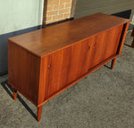 REFINISHED Mid Century Modern Teak Sideboard Credenza 66
