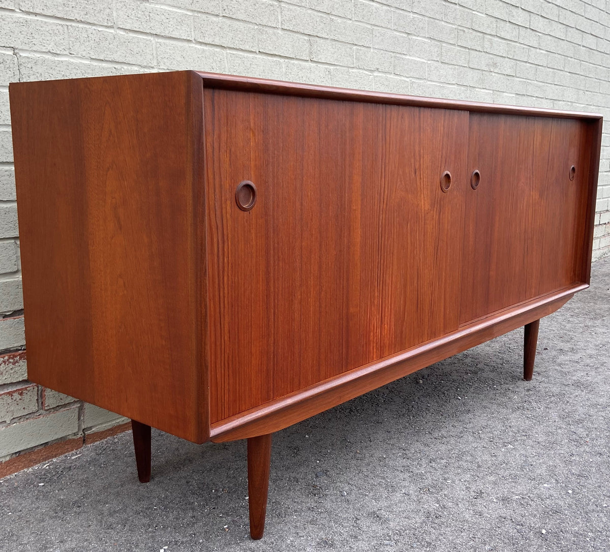 REFINISHE Mid Century Modern Teak Sideboard 60