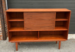 REFINISHED Danish Mid Century Modern Teak Highboard Narrow 2
