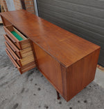 REFINISHED Mid Century Modern Teak Sideboard w Tambour Doors by RS Associates, 78