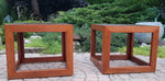Set of 2 REFINISHED MCM Walnut Accent or Bedside Tables, large 4