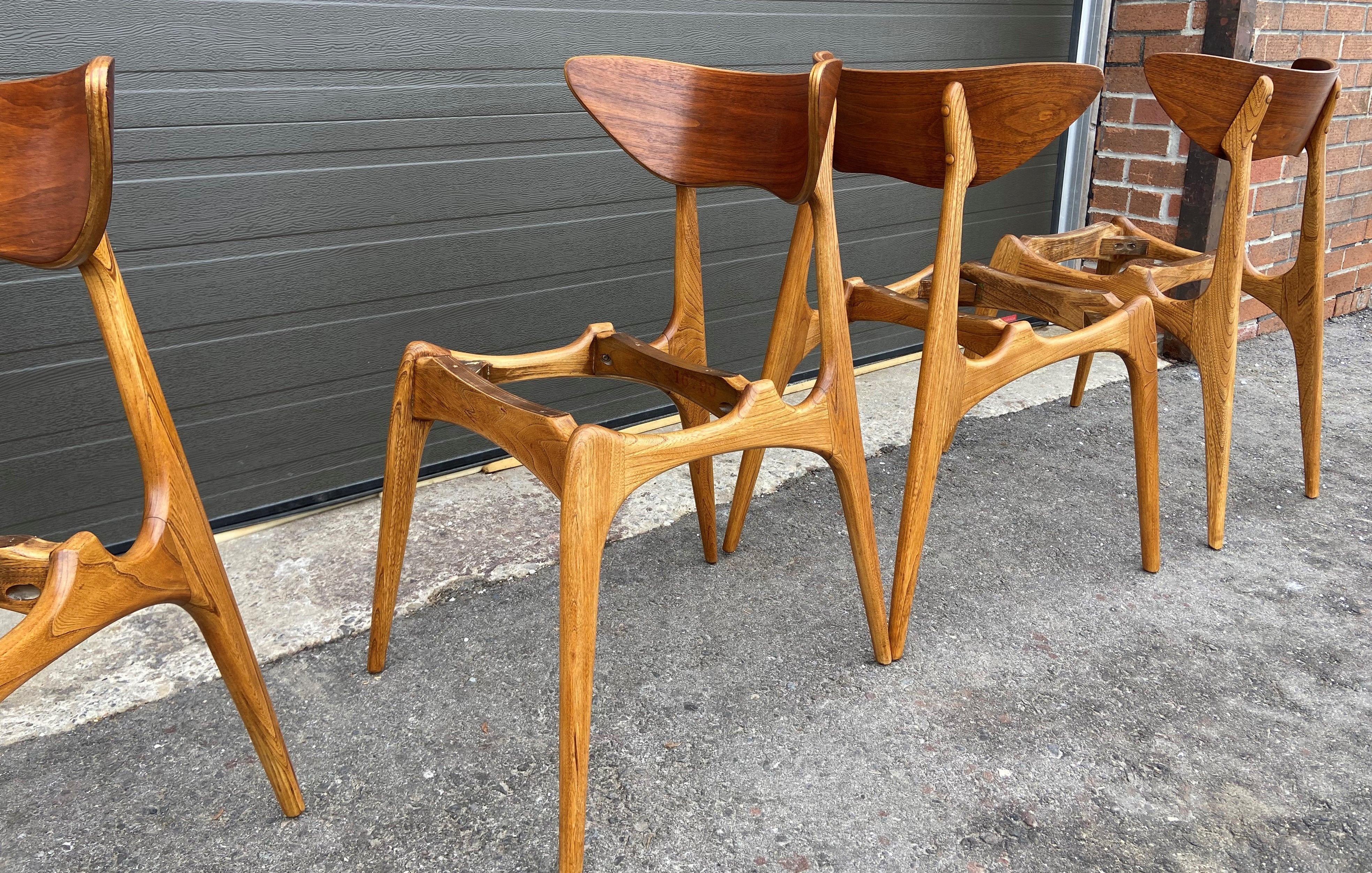 Mid century modern plywood chair sale