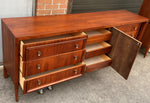 REFINISHED MCM Walnut Set of Dresser/Credenza and Tallboy/Gentleman chest 4