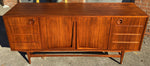 REFINISHED Mid Century Modern Walnut Sideboard 70