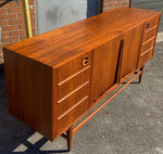 REFINISHED Mid Century Modern Walnut Sideboard 70