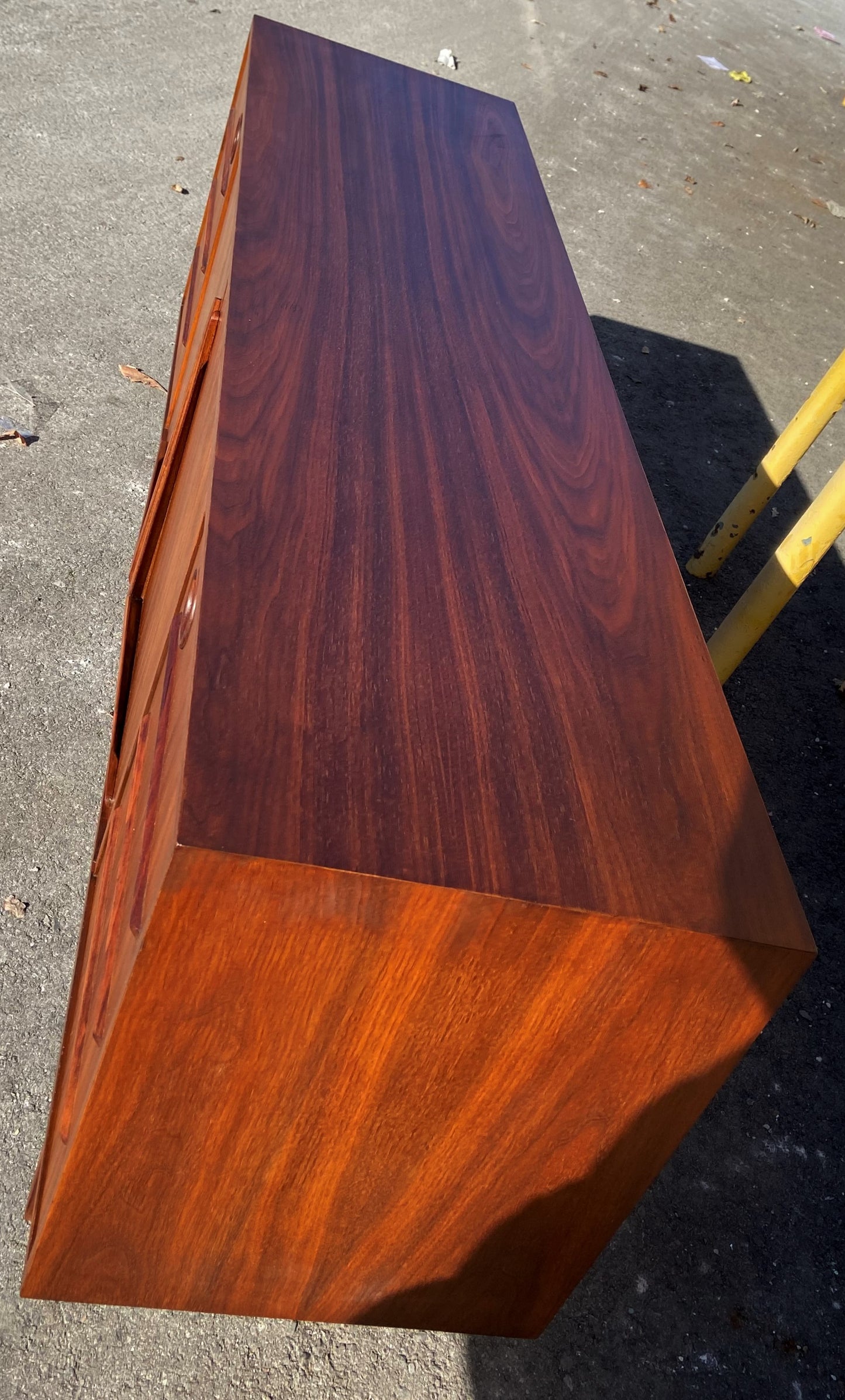 REFINISHED Mid Century Modern Walnut Sideboard 70", Perfect