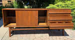 REFINISHED Mid Century Modern Walnut Sideboard, Narrow, Perfect 7