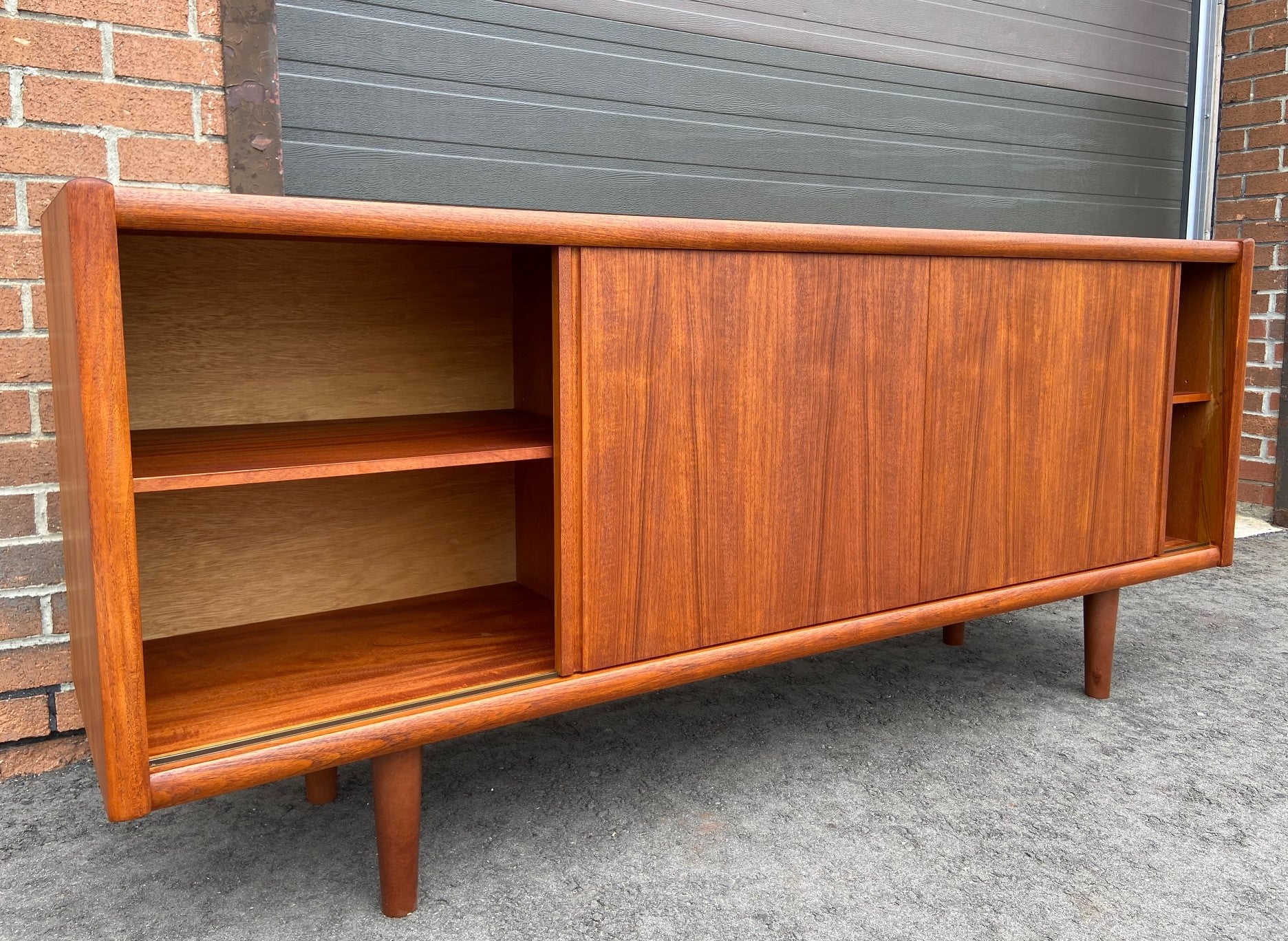 Teak sideboard store mid century