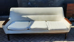 Danish MCM Teak Sofa 3-Seater REFINISHED & REUPHOLSTERED 2