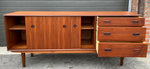 REFINISHED Mid Century Modern Teak Sideboard 6 ft, Perfect 5