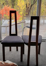 Set of 2 MCM Teak high-back side chairs by RS Associates RESTORED 6