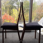 Set of 2 MCM Teak high-back side chairs by RS Associates RESTORED 7
