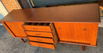 REFINISHED Mid Century Modern Teak Sideboard Buffet by Punch 6ft (not perfect) 3