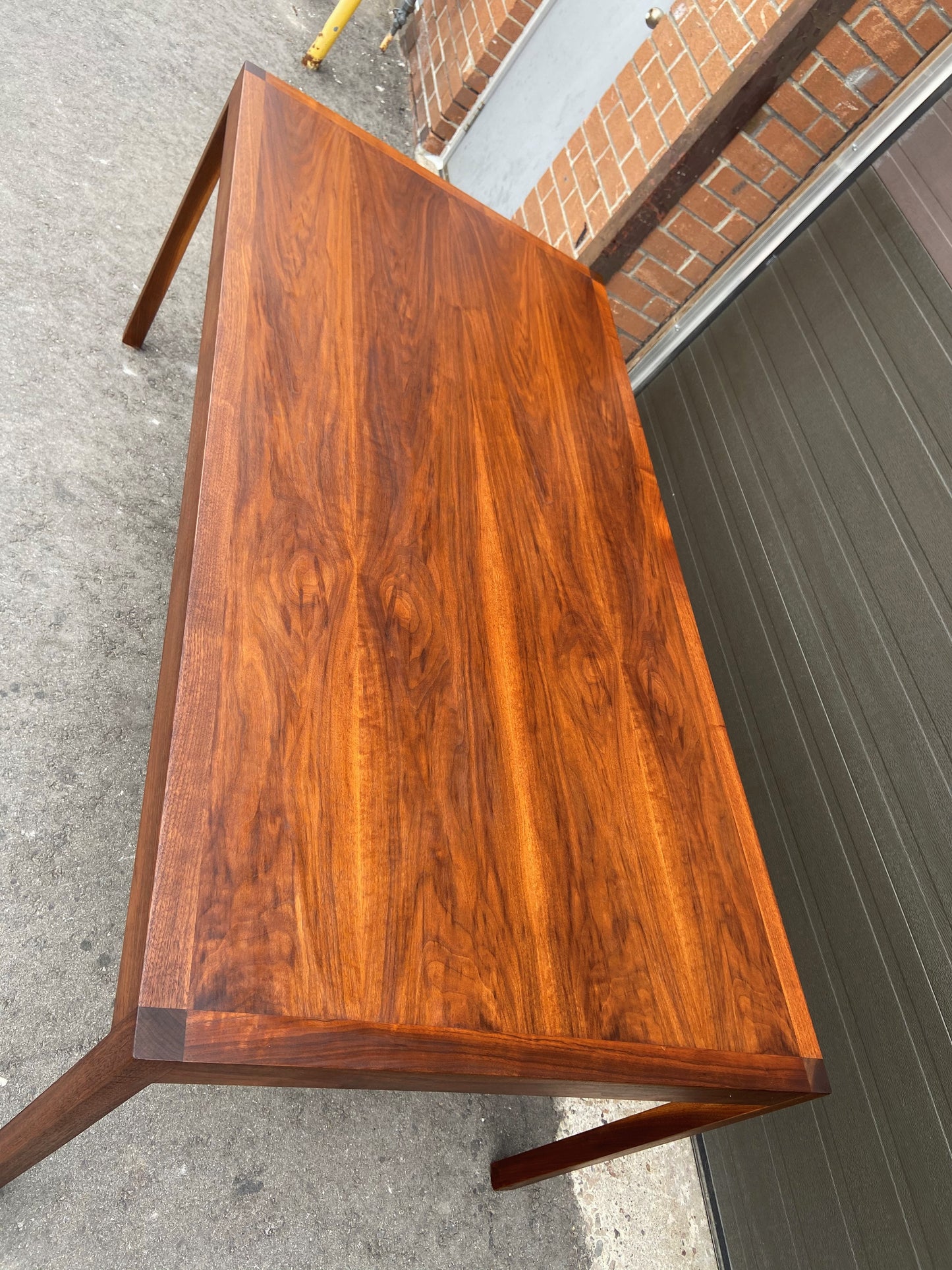 REFINISHED MCM Walnut Dining Table Rectangular 6 ft, PERFECT