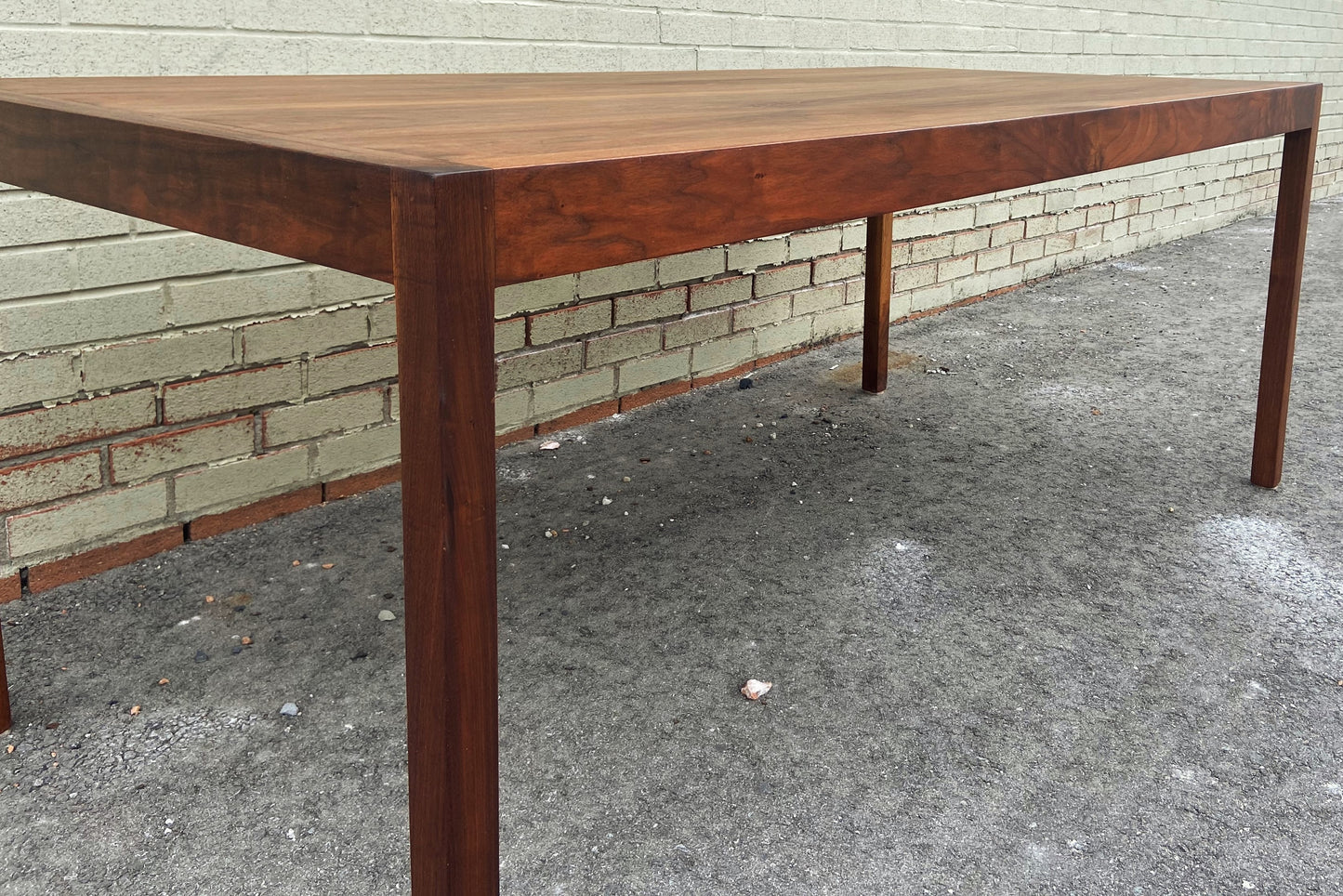 REFINISHED MCM Walnut Dining Table Rectangular 6 ft, PERFECT