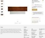 REFINISHED MCM rosewood & chrome desk with finished back Milo Baughman style, perfect 10