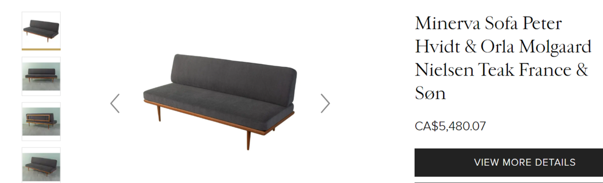 REFINISHED  REUPHOLSTERED MCM Sofa by Peter Hvidt & Orla Molgaard Nielsen