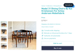 6 RESTORED Mid Century Modern Kai Kristiansen Teak Chairs Model 31, PERFECT 9