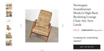 REFINISHED REUPHOLSTERED Mid-Century Modern Lounge Chair Recliner by Arnt Lande 11