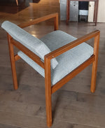 Set of 2 REFINISHED REUPHOLSTERED MCM Teak Armchairs by Brunswick Mfg for Eatons PERFECT - Mid Century Modern Toronto 2