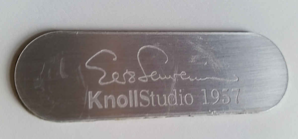 Authentic Knoll E. Saarinen marble tulip dining table round 42