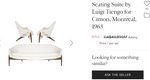 REFINISHED REUPHOLSTERED Mid Century Modern L. Tiengo Sofa & 2 Lounge Chairs 15