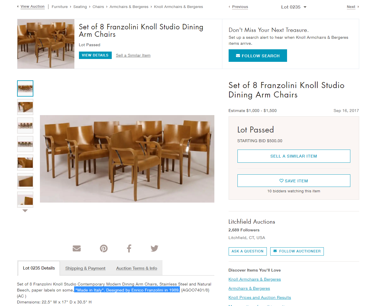 ON HOLD for Stefan and Katharina Set of 2 MCM Franzolini Knoll Studio All Wood Arm Chairs, made in Italy - Mid Century Modern Toronto