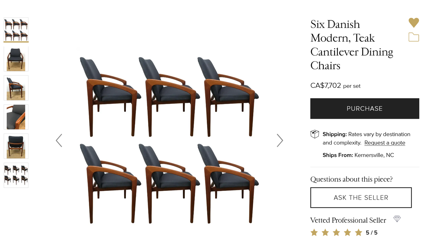 4 Danish MCM Teak Armchairs by H.Kjaernulf will be REFINISHED REUPHOLSTERED
