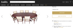 Set REFINISHED Danish MCM Rosewood Table Oval w 2 Leaves 70-109