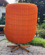Mid Century Modern Swivel Lounge Chair by Soda Galvano, Norway 8