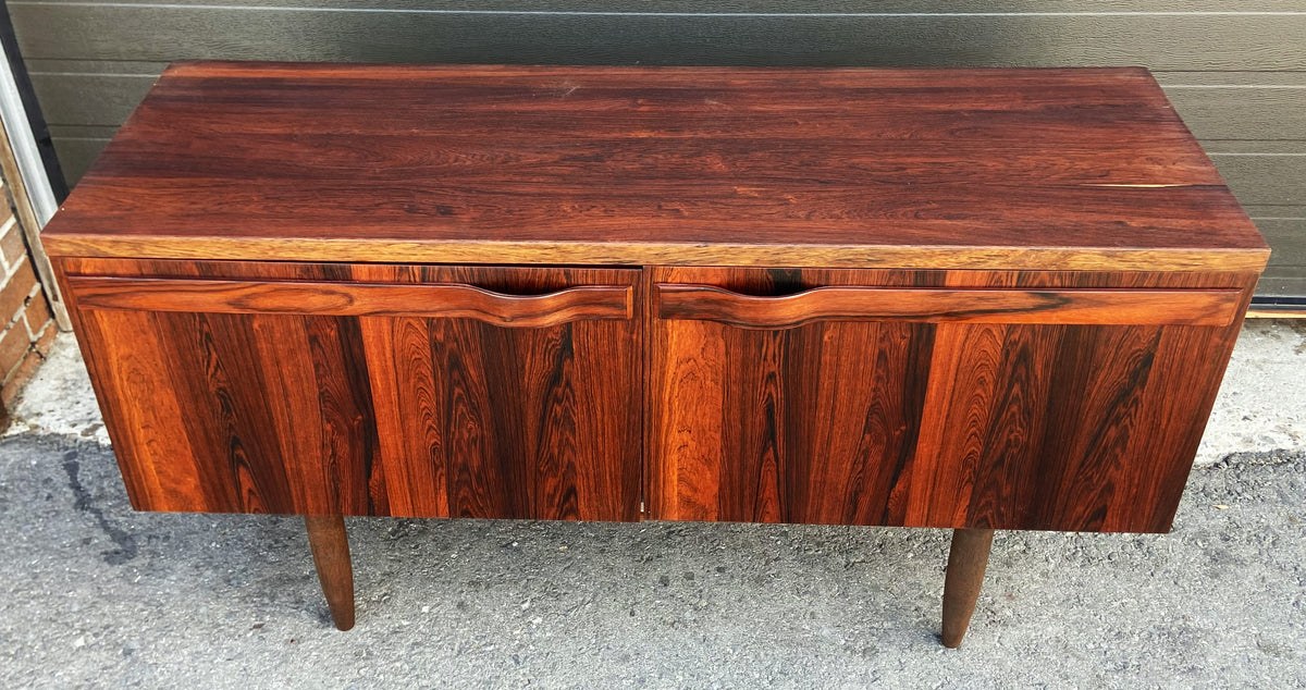 REFINISHED Swedish Mid Century Modern Rosewood Credenza by Troeds 51