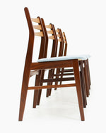 6 RESTORED Danish Mid Century Modern Teak Chairs will be REUPHOLSTERED 13