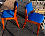 2 MCM Teak Chairs by Johannes Andersen RESTORED REUPHOLSTERED in Maharam fabric, each $189 - Mid Century Modern Toronto 3
