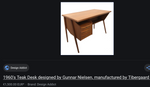 REFINISHED Danish MCM Teak Desk with Bookcase Back by G. Tibergaard 11