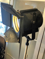 Vintage Industrial Movie Theater Photography Spot Light - iron floor lamp on wheels - Mid Century Modern Toronto 6
