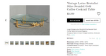 MCM Brutalist Silas Seandel Lotus  Coffee Table large, rare - Mid Century Modern Toronto 8