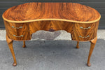 REFINISHED Antique Walnut Vanity or Desk Perfect, Compact 3