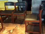 6 Danish MCM Teak Sleigh Chairs REFINISHED REUPHOLSTERED $149 each - Mid Century Modern Toronto 3