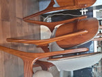 6 RESTORED Danish MCM Teak Shield Back Chairs by Arne Hovmand-Olsen, will be REUPHOLSTERED just for you, each $400 - Mid Century Modern Toronto 3
