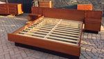 MCM Teak Queen Bed, 9 Drawers Dresser, Nightstands, Mirror- REFINISHED - Mid Century Modern Toronto 1