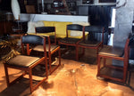 6 Danish MCM Teak Sleigh Chairs REFINISHED REUPHOLSTERED $149 each - Mid Century Modern Toronto 1