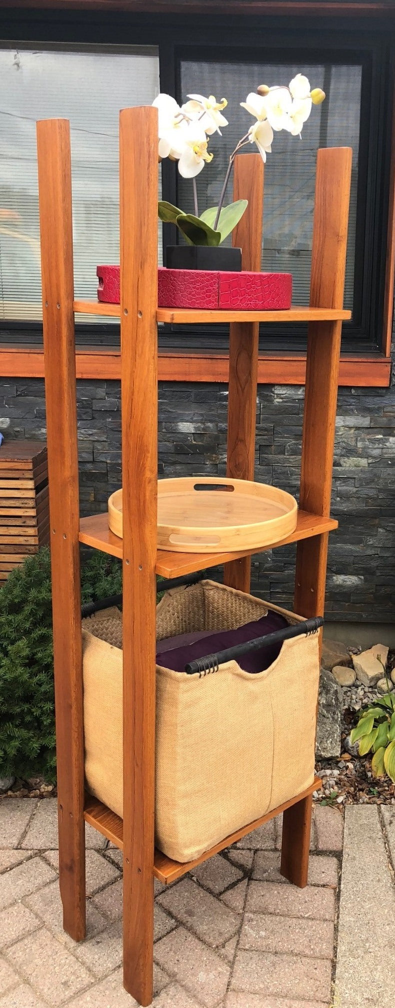 RESTORED MCM Teak Shelving Unit Versatile - Mid Century Modern Toronto