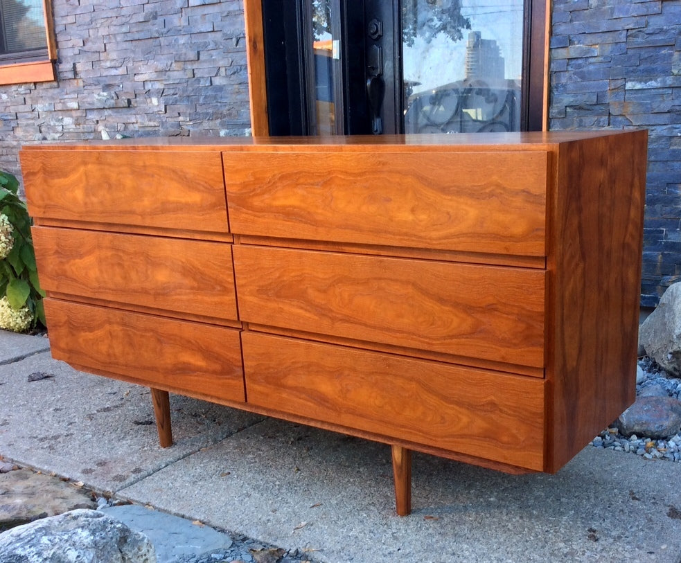 Mid Century Modern Swedish Teak Bedroom set- 2 dressers and single bed - Mid Century Modern Toronto